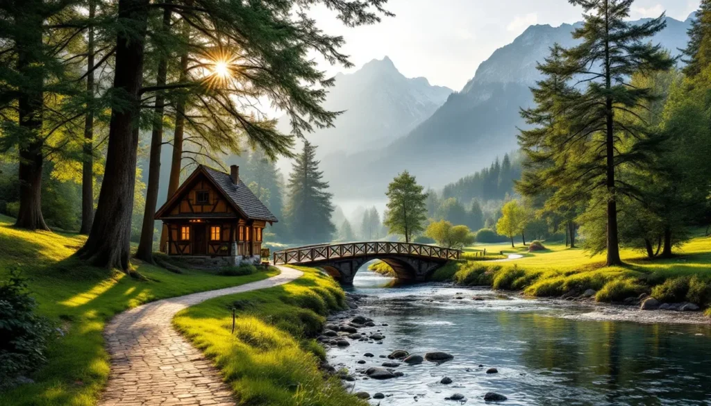 Scenic views along the Lech River, ideal for serene walks.