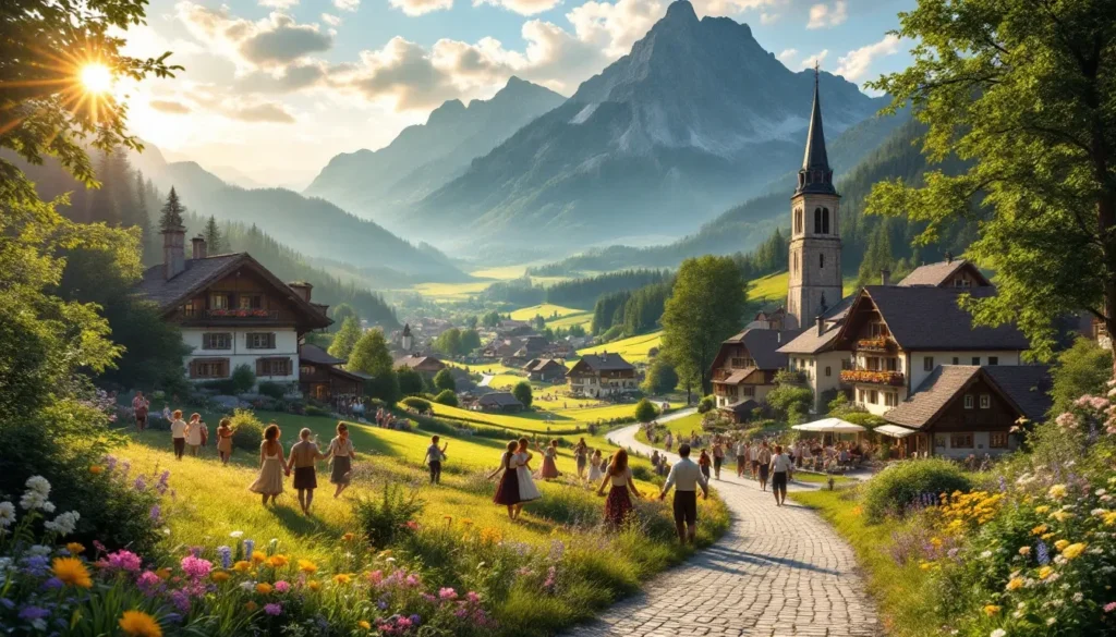 Outdoor activities in the Bavarian Alps, showcasing beautiful views and adventure.