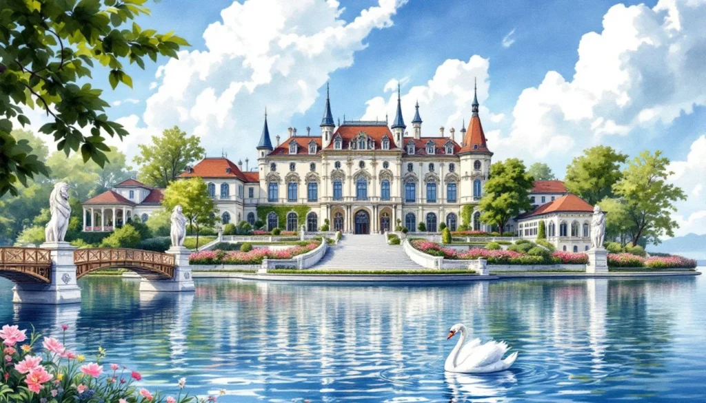 Discover Herrenchiemsee: Ludwig II's Bavarian Versailles Guide 4 Unique architectural features of Herrenchiemsee Palace, inspired by Versailles.