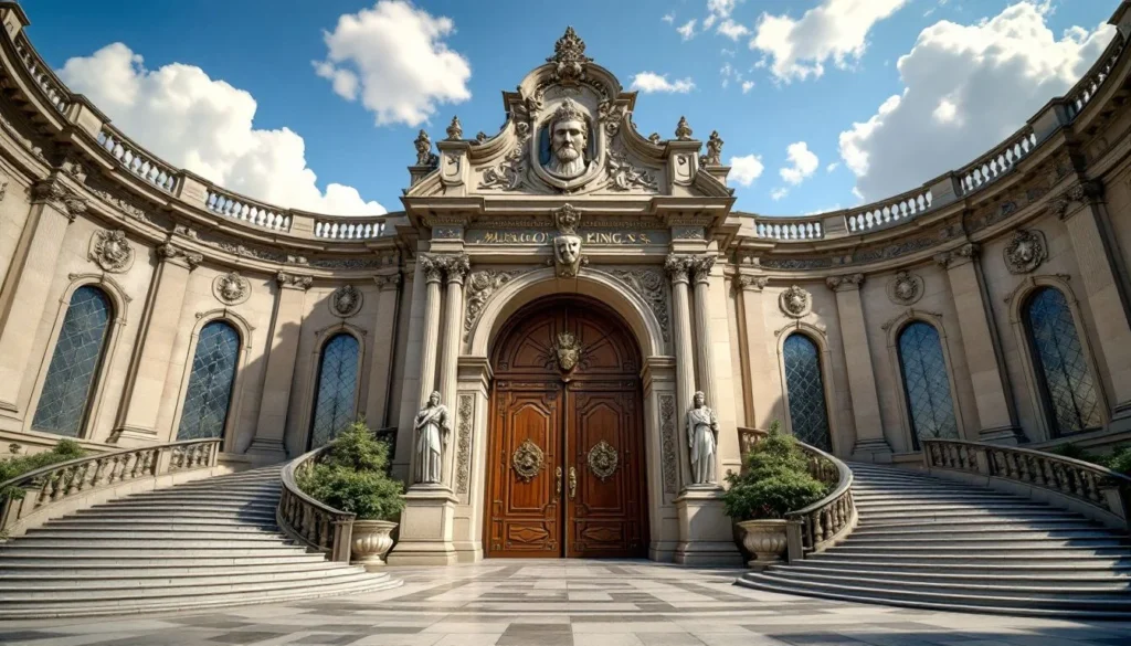 Visitors planning their trip to the Museum of Bavarian Kings.