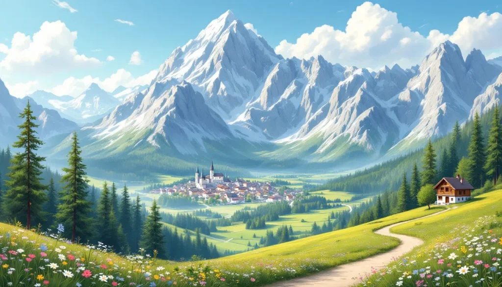 Exploring the Bavarian Alps, a breathtaking mountain range.