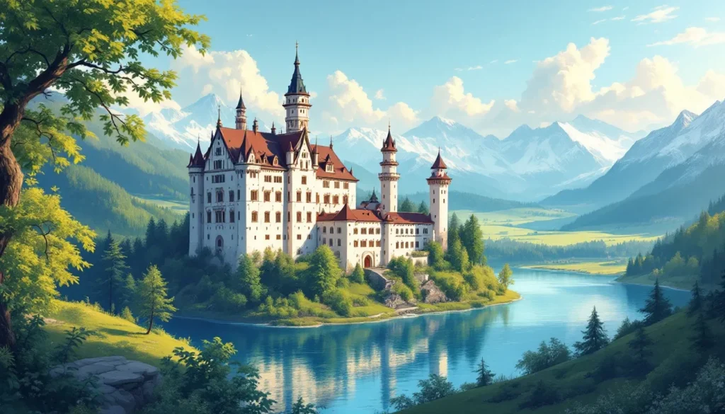 The majestic Hohes Schloss in Füssen, a prominent historical landmark.