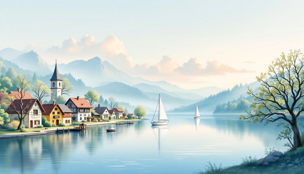 Accommodation options near Schwansee with scenic views.