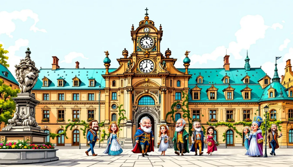 The grand exterior of the Munich Residenz, a magnificent building reflecting the city's history.